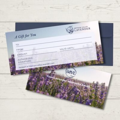 Gift Cards for Methow Valley Lavender