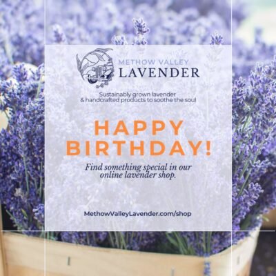 Happy Birthday Gift Card for Methow Valley Lavender