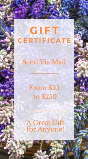 Gift Cards for Methow Valley Lavender