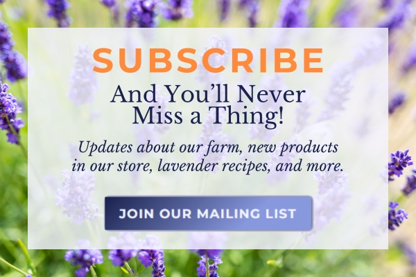 Subscribe to the Methow Valley Lavender newsletter
