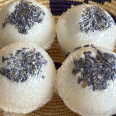 Lavender Bath Bombs from Methow Valley Lavender