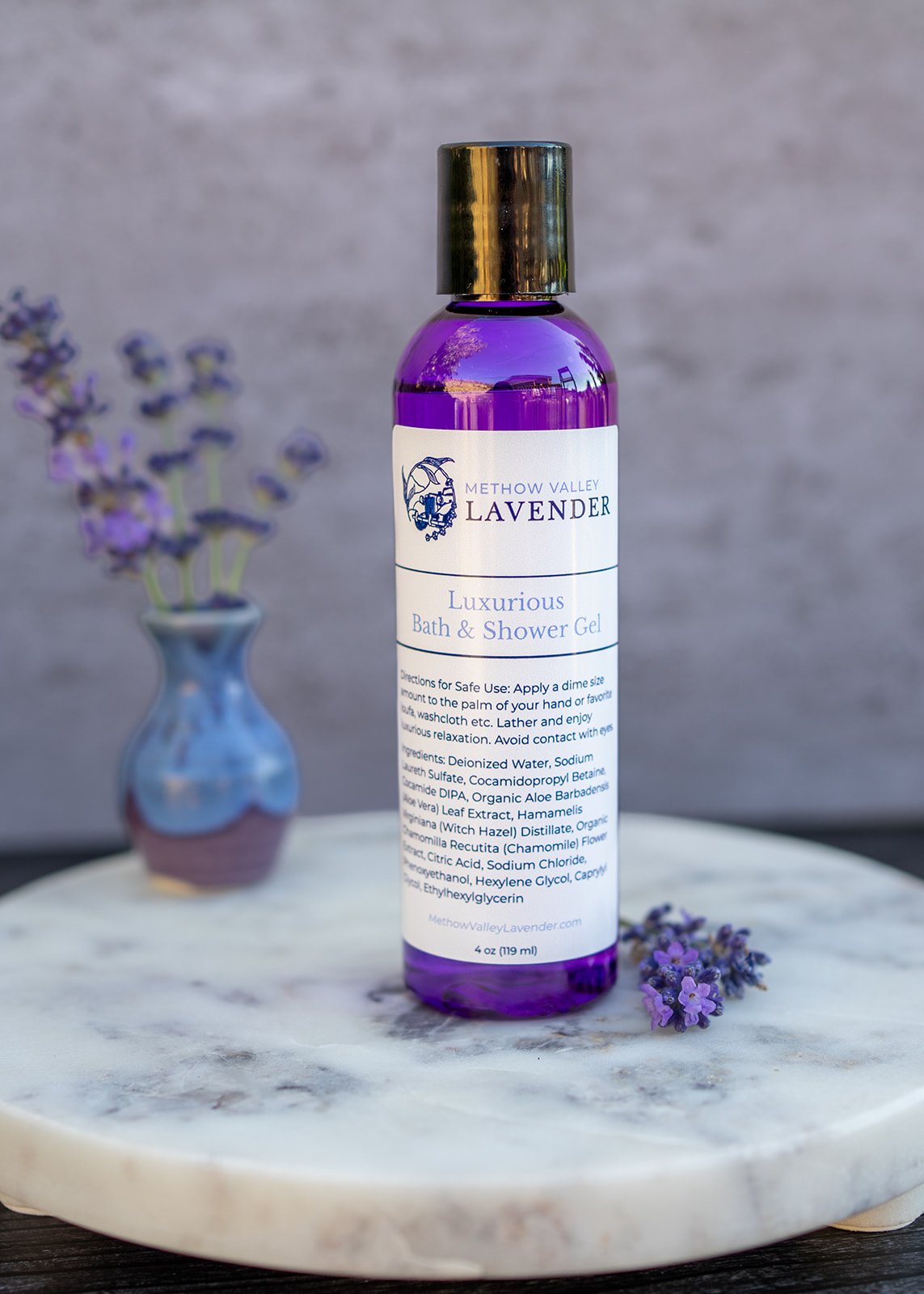 Lavender Bath & Shower Gel, made by Methow Valley Lavender