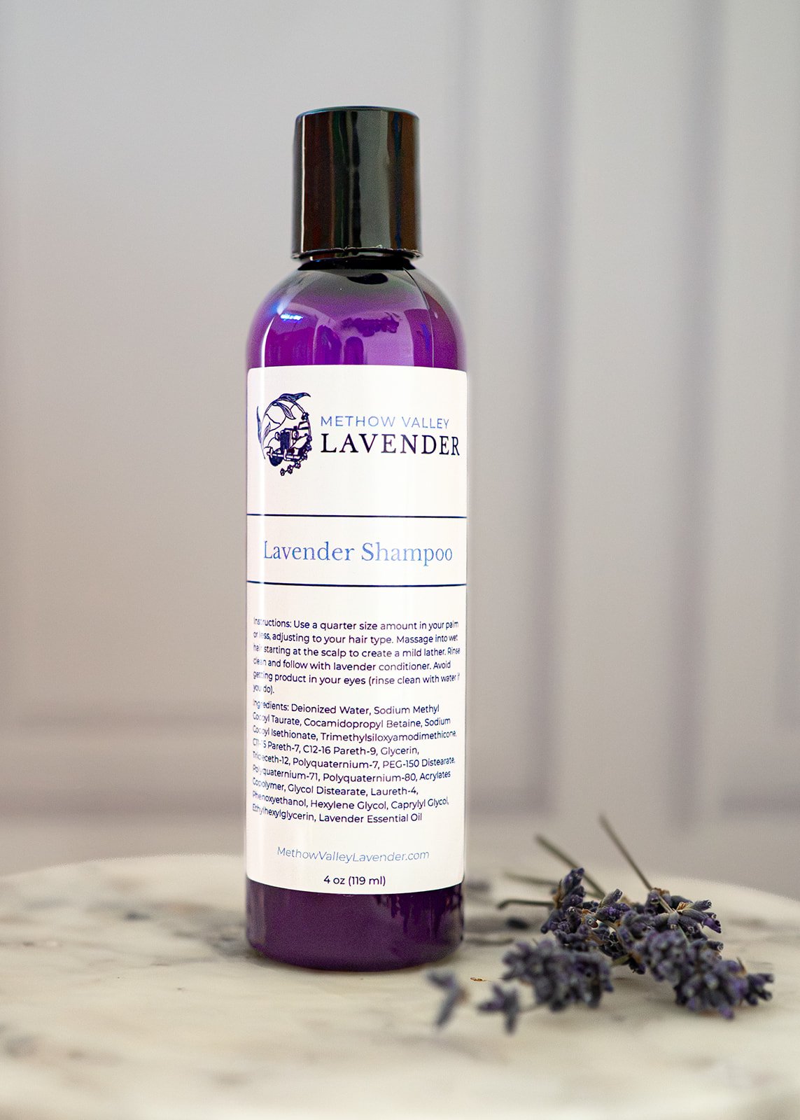 Lavender Shampoo made in Washington by Methow Valley Lavender
