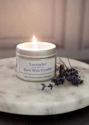 Lavender Travel Candle Hand Poured in Carlton, WA by Methow Valley Lavender